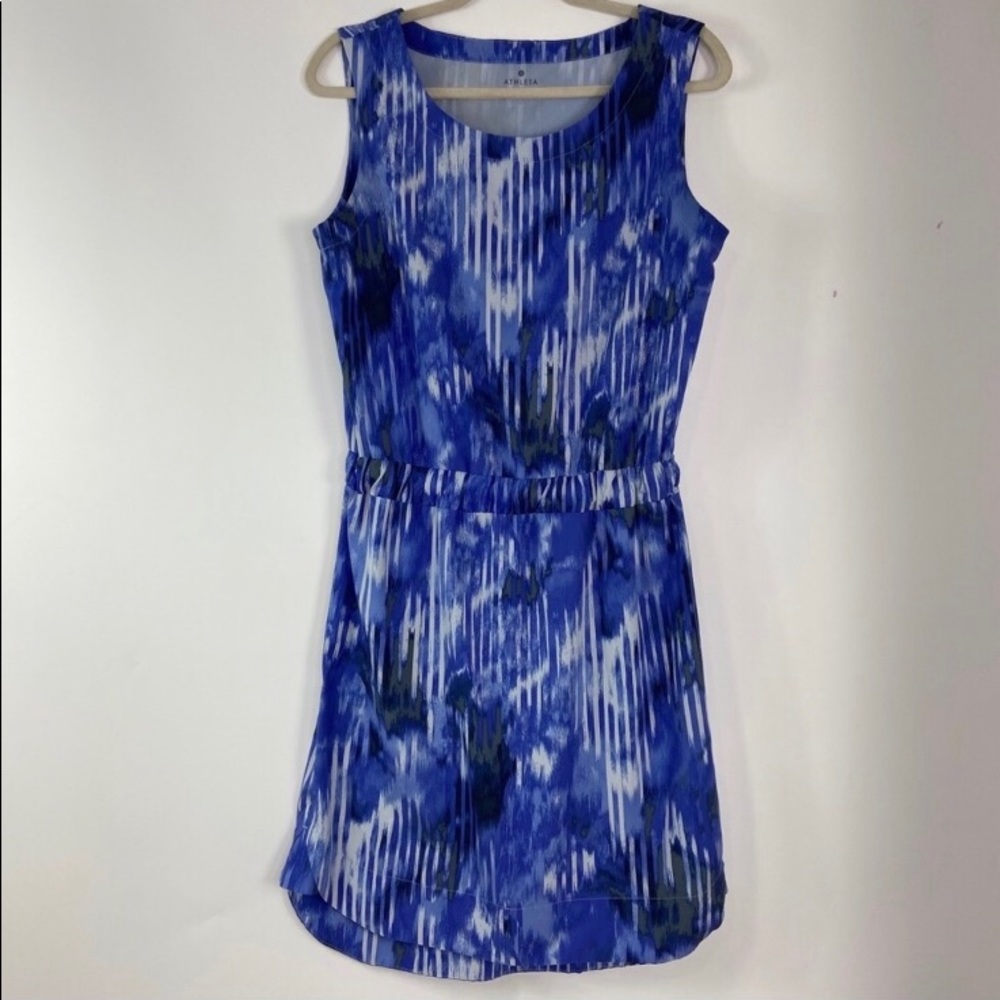 Athleta Waimea Astra dress in Baja blue